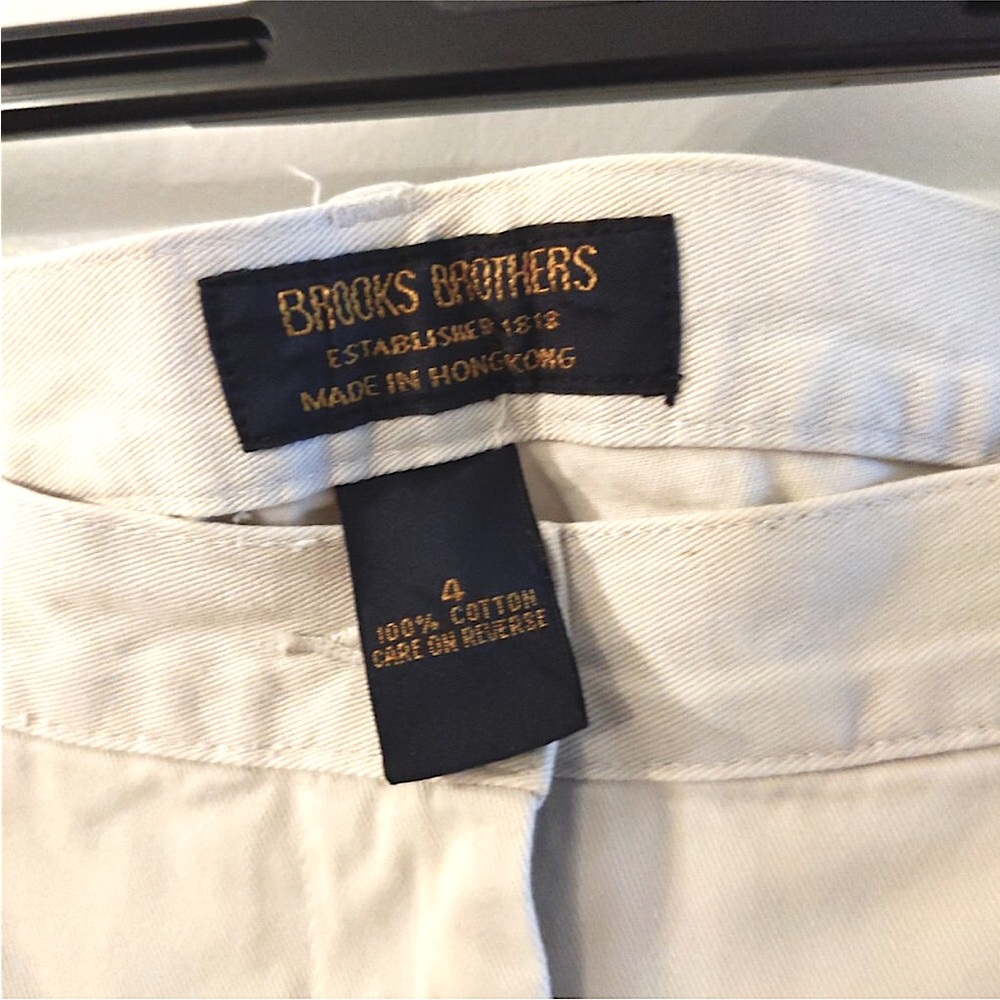 Brooks Brothers Pleated Chinos Trousers - Picture 4 of 10
